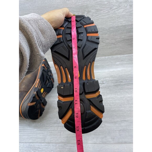 Cody James Men's Boots 11.5EE DBL-1-A Work Boots Brown Leather Vibram Sole ASTM - Picture 9 of 13